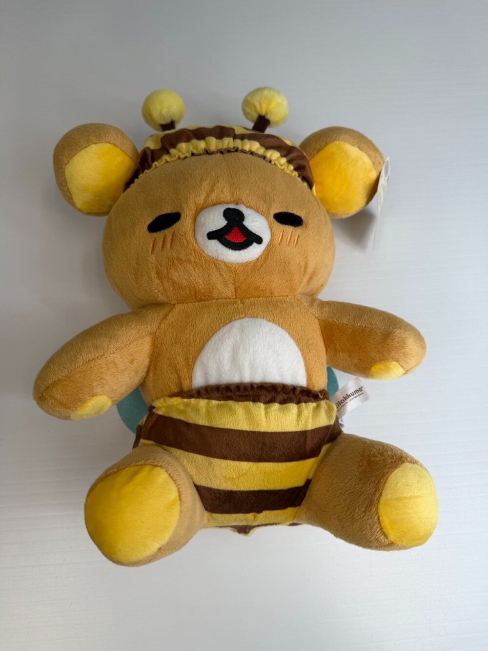 San-X Rilakkuma Honey Bee Plush Bear Stuffed Toy 2018 Collect Work Party Core Ne